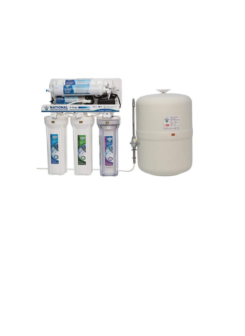 NATIONAL GREEN - National Green 75 GPD, 6 Stage RO with Mineralizer NE-RO6-75QF-AS-MN - Image 1