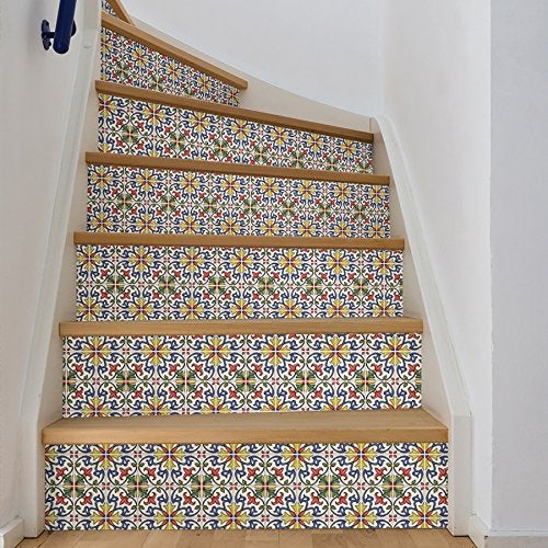 Inhome In Home NH2365 Tuscan Tile Peel & Stick Backsplash Tiles, Standard, Multicolor - Image 5