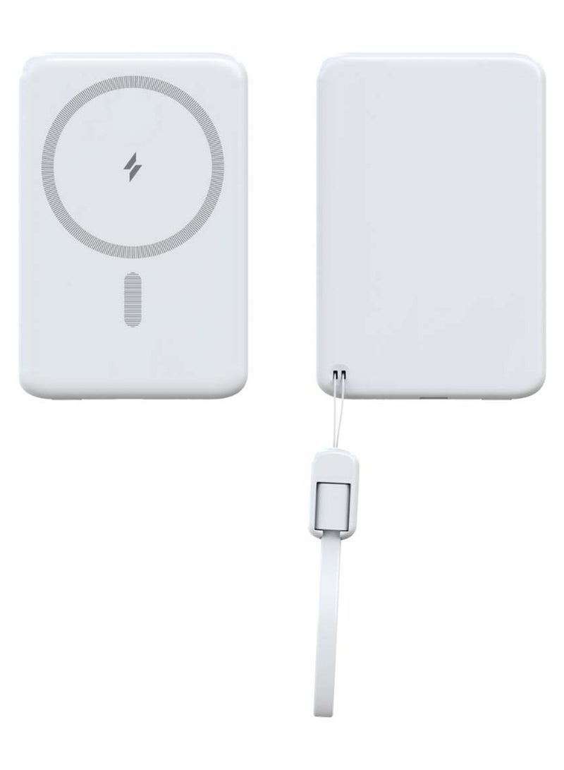 G-Tab MINI50 – 5000mAh Magnetic Power Bank, MagSafe Compatible Portable Charger for iPhone, Ultra-Slim, Fast Charging, Compact Design, Wireless Charging, Ideal for On-the-Go Power - Image 2