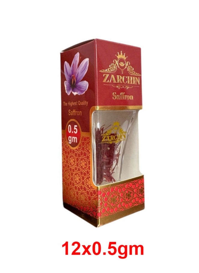 ZARCHIN Saffron Family Pack , Super Negin Saffron 12 x 0.5 Grams - All Red Premium Quality  - Image 2