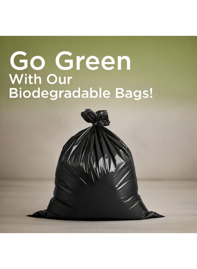 Dragon Garbage Bags, 14 Gallon Capacity 55x80cm, Black, Pack of 4 ( 56 Bags), Strong Bin Liners, Durable Trash Bags, Waste Bags for Kitchen, Bathroom, Office, Indoor & Outdoor Use - Image 3