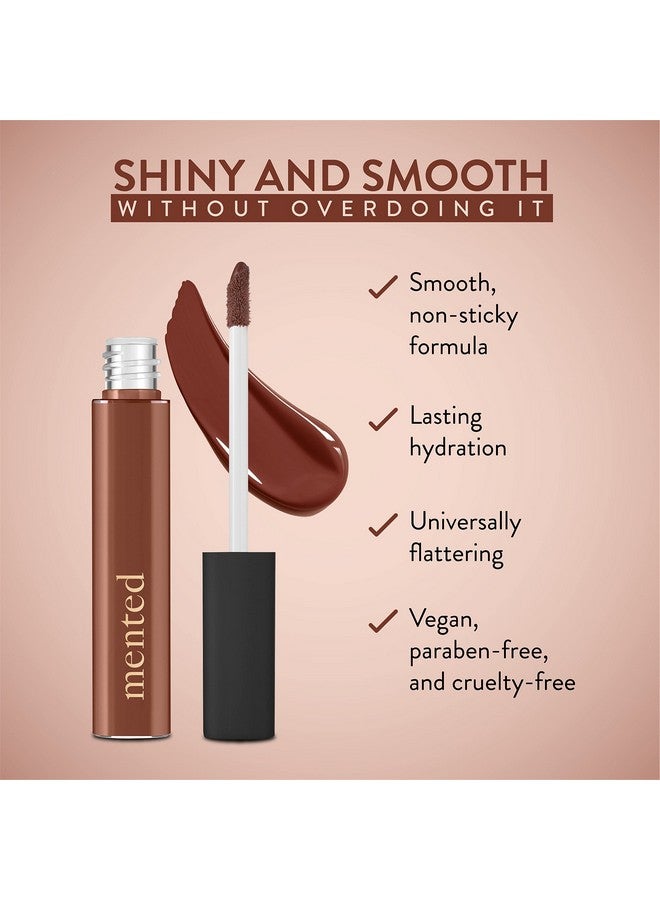 Mented Cosmetics | Deep Tan Nude Lip Gloss, Send Nudes | Vegan, Paraben-Free, Cruelty-Free Gloss Topper | Long Lasting and Moisturizing Lipgloss - Image 5