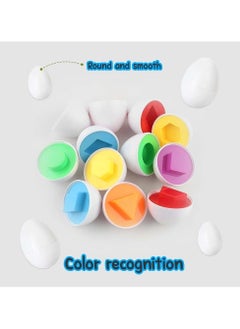 UKR Interactive Matching Egg Toy for Kids,Toddler Matching Egg Learning Educational Toy (Shapes)  - Image 5