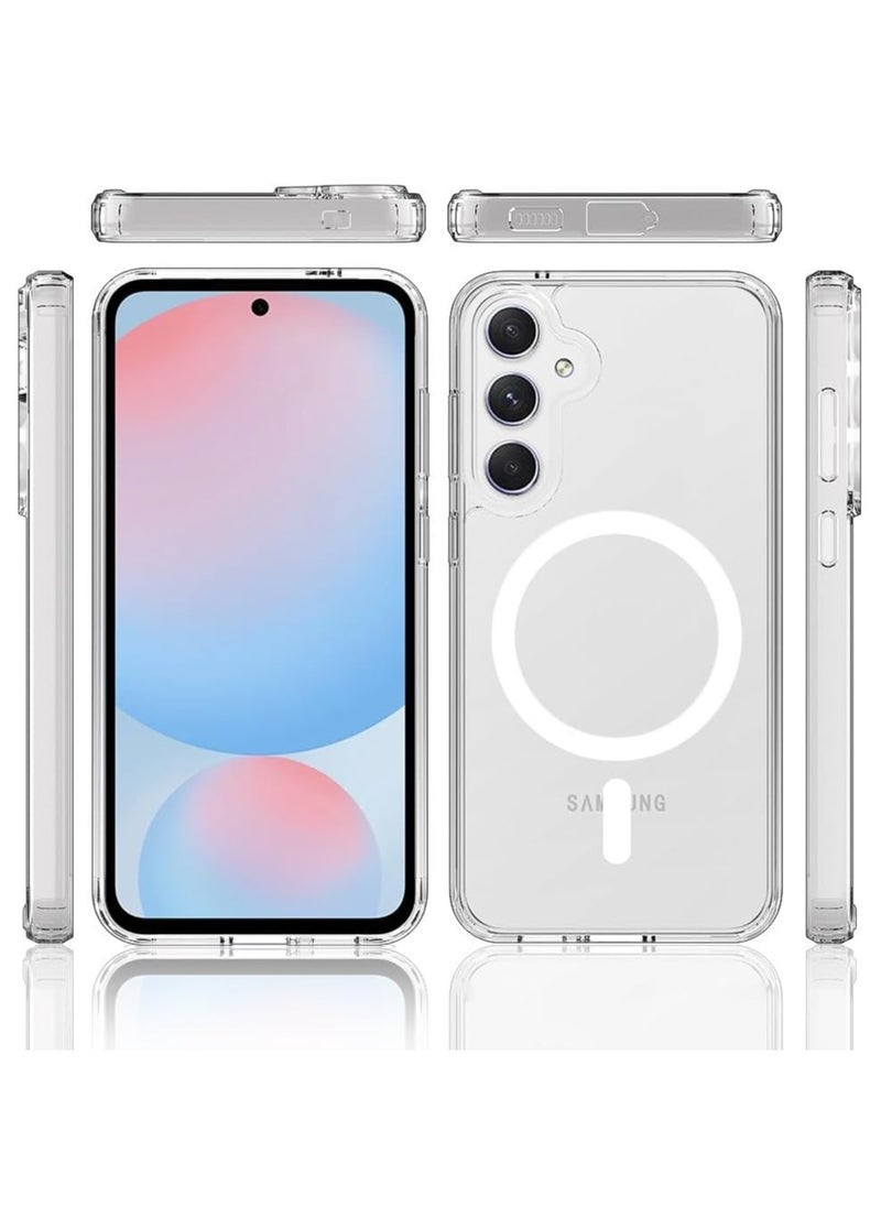 Raxoom Samsung Galaxy S24 FE 5G Case (2024) â€“ Magnetic Hard Back Cover with MagSafe Compatibility â€“ Slim Shockproof Bumper Case â€“ Wireless Charging Support â€“ Durable Anti-Scratch Protection â€“ Sleek Design for Everyday Use - Image 4