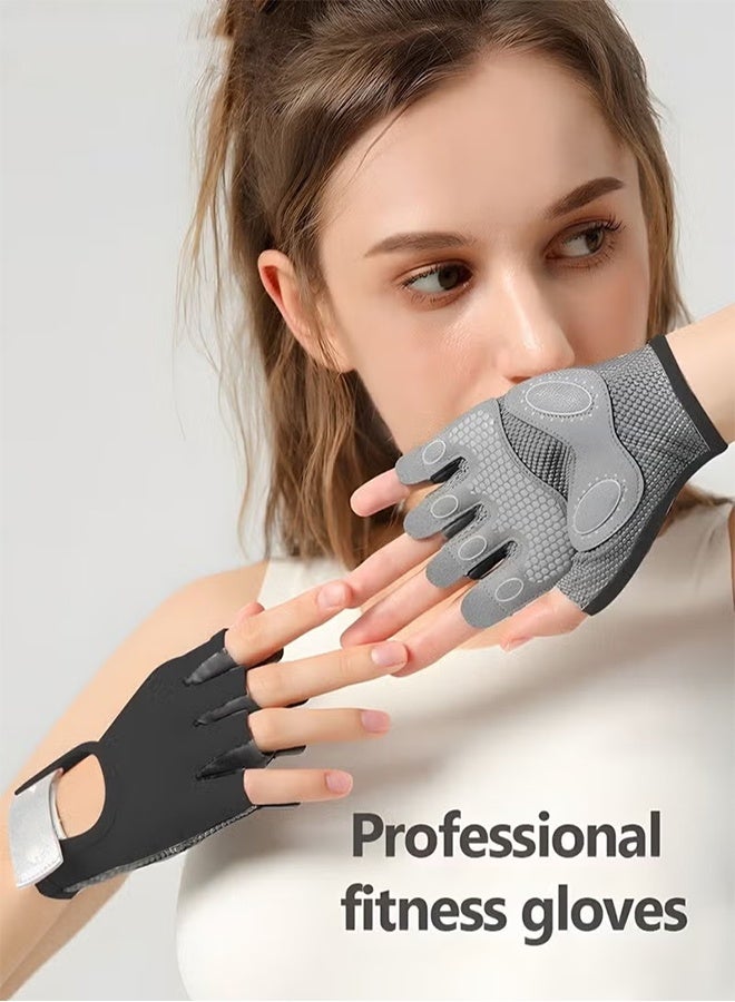 GO LOVE JOY Gloves are All Protected, Gym Exercise Gloves, Refers to Joint Weight Weightless Gloves, Riding Gloves Silicone Shockproof Sports Gloves, Sports Protective Supplies - Image 2