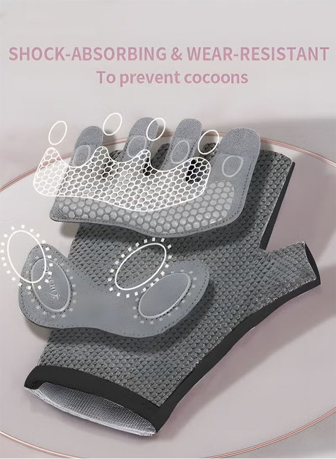 GO LOVE JOY Gloves are All Protected, Gym Exercise Gloves, Refers to Joint Weight Weightless Gloves, Riding Gloves Silicone Shockproof Sports Gloves, Sports Protective Supplies - Image 3