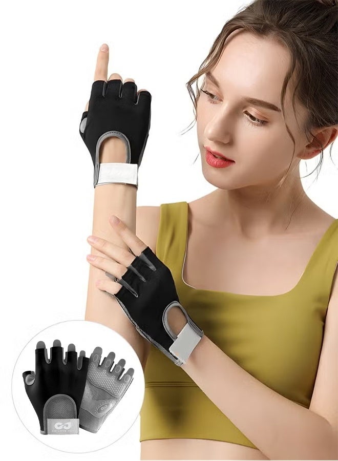 GO LOVE JOY Gloves are All Protected, Gym Exercise Gloves, Refers to Joint Weight Weightless Gloves, Riding Gloves Silicone Shockproof Sports Gloves, Sports Protective Supplies - Image 1