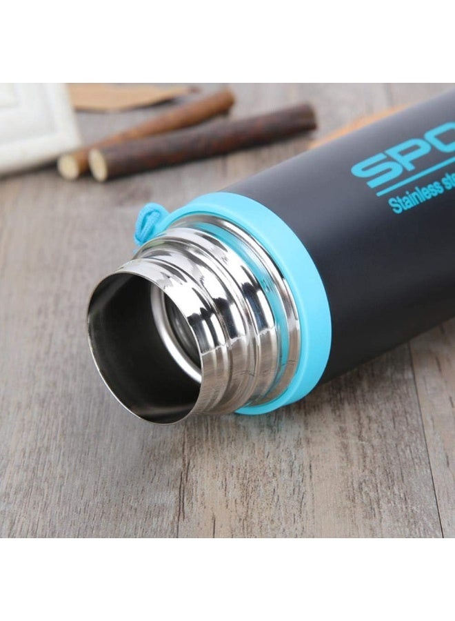 QSHOP Sports Thermal Bottle 500ml with Carabiner and Easy to Go - Ideal for Office, Sports, Picnic Practical Thermal Bottle Combining Effective Insulation and Portability - Image 3