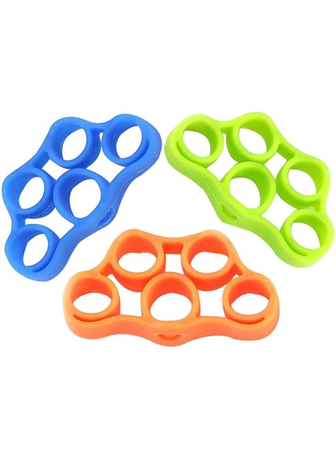 3 in 1 Finger Fesistance bands Rubber Bands Training Stretch Exercise Elastic Band Rubber String Chest Developer Fitness Equipment