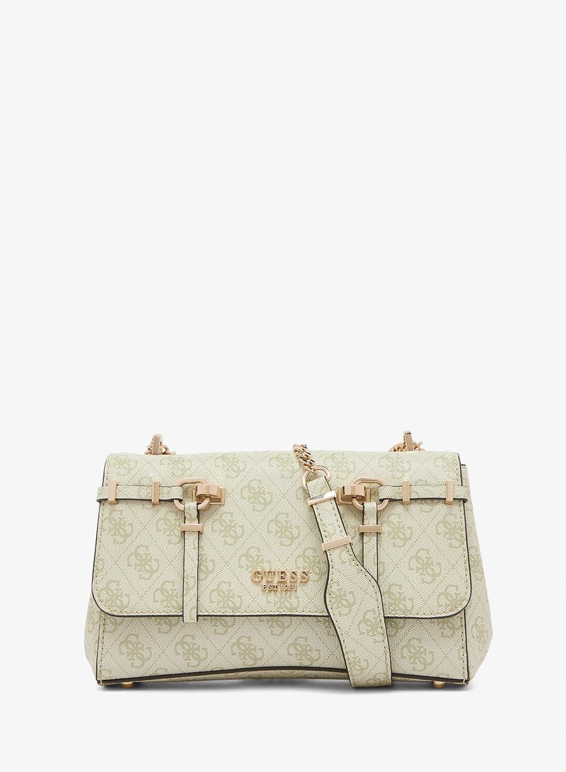 GUESS Leona Logo Convertible Crossbody Bag - Image 1