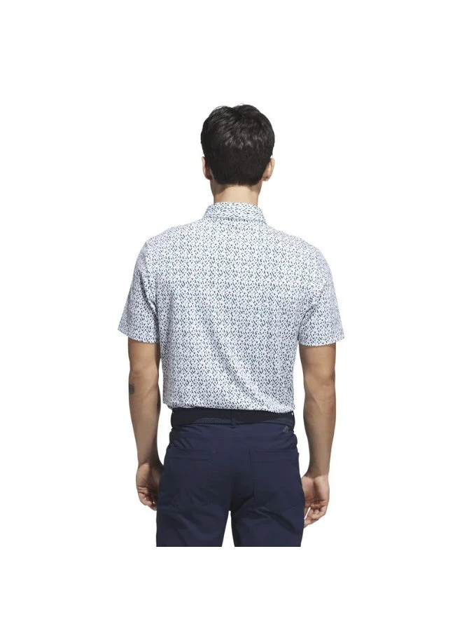 Adidas WHITE/PURTEA Ultimate365 Micro Argyle Polo Shirt for Men | Best Price UAE