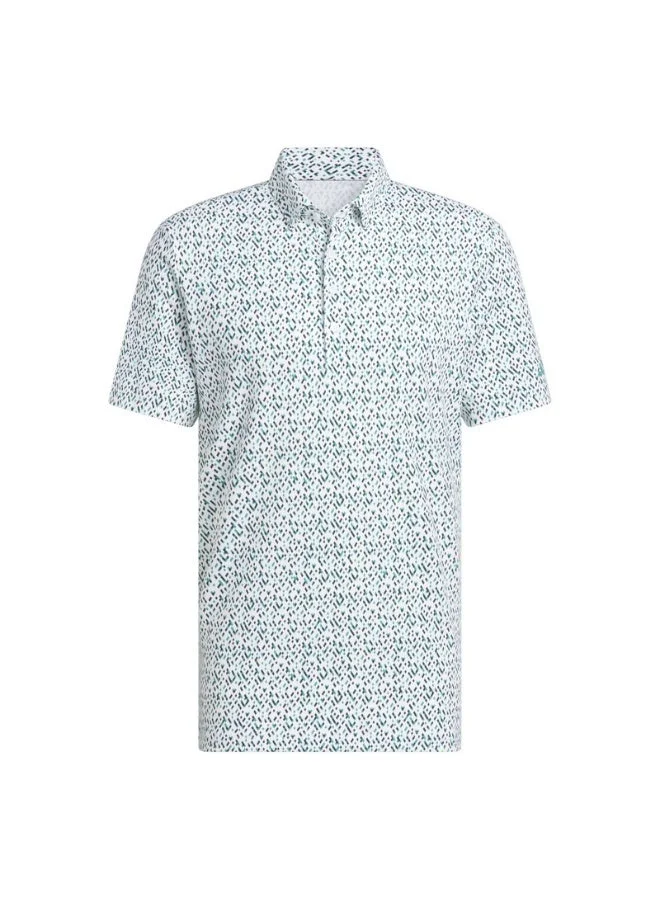 Adidas WHITE/PURTEA Ultimate365 Micro Argyle Polo Shirt for Men | Best Price UAE