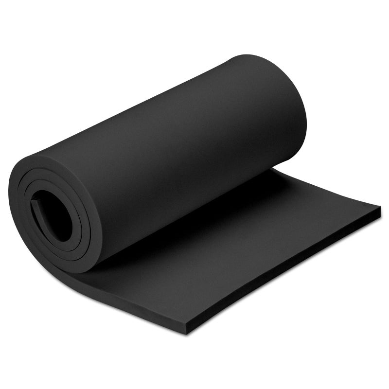 Mearcooh 15Mm Thick Black Eva Foam Cosplay Sheets Roll  13.9"" X 39"" Premium Eva Craft Foam For Cosplay Costume - Image 1