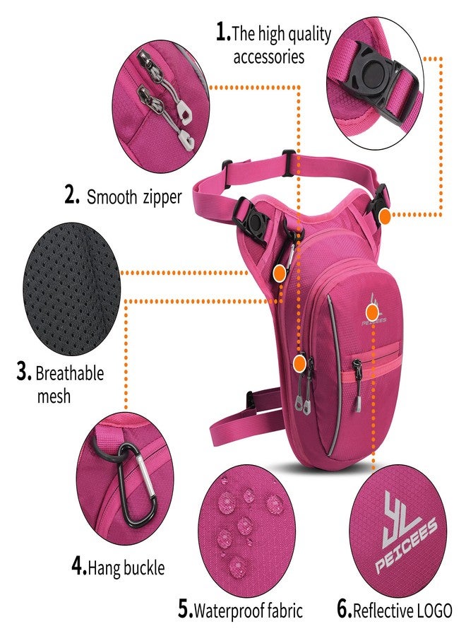 Peicees Leg Bag for Men Fanny Packs Women Men Outdoor Thigh Bags Motorcycle Ride Crossbody Backpack - Image 3