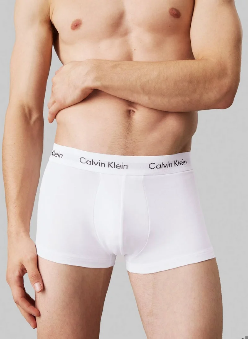 CALVIN KLEIN Cotton Stretch Low Rise Trunk - 3 Pack