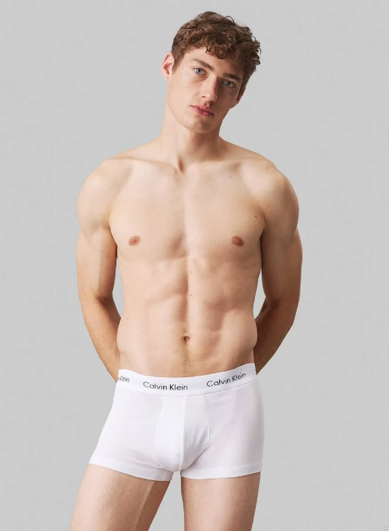 CALVIN KLEIN Cotton Stretch Low Rise Trunk - 3 Pack