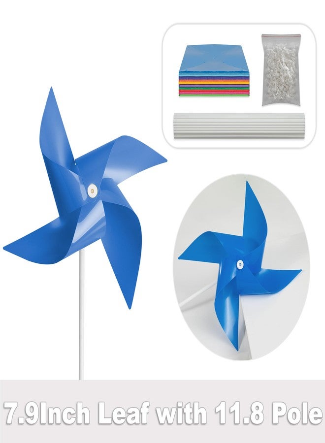 Tsocent 150 Pcs Pinwheels, Toy Wind Spinners and Party Favors Gifts for Kids, Outdoor Decorational Pinwheels for Yard and Garden (Dark Blue) - Image 3