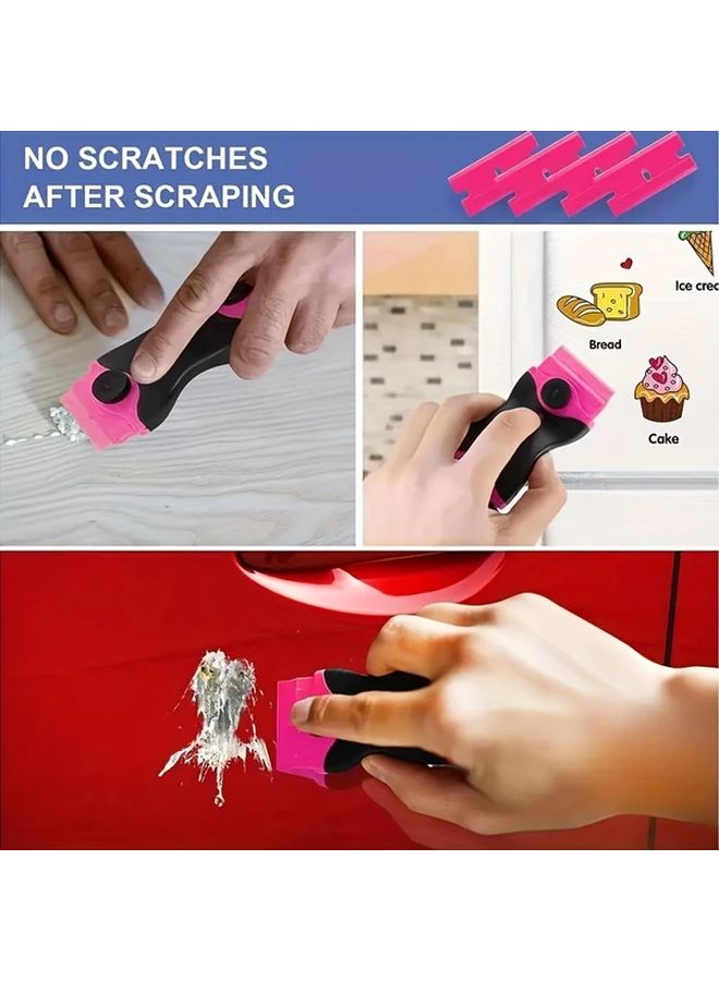 Multifunctional Scraper Tool Orange With 20 Blades For Paint Stickers Labels Glass - Image 5