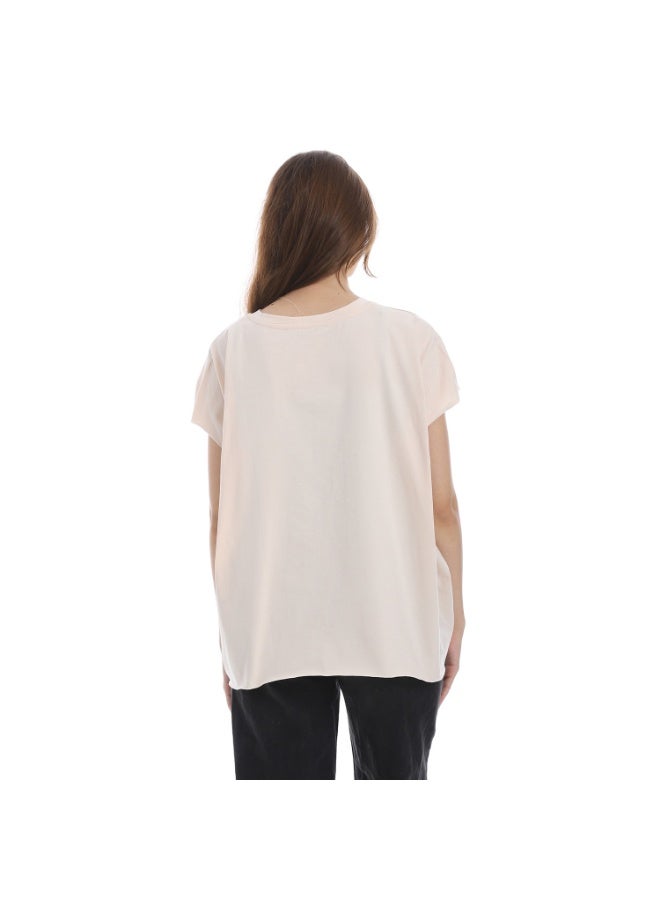 Cocktail 2711-Printed T-shirt-white - Image 3