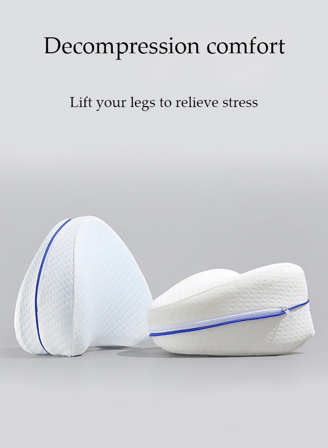 Leg u0026 Knee Foam Support Pillow - Soothing Relief for Sciatica, Back, Knees, Joints Lightweight and Soft - Image 5