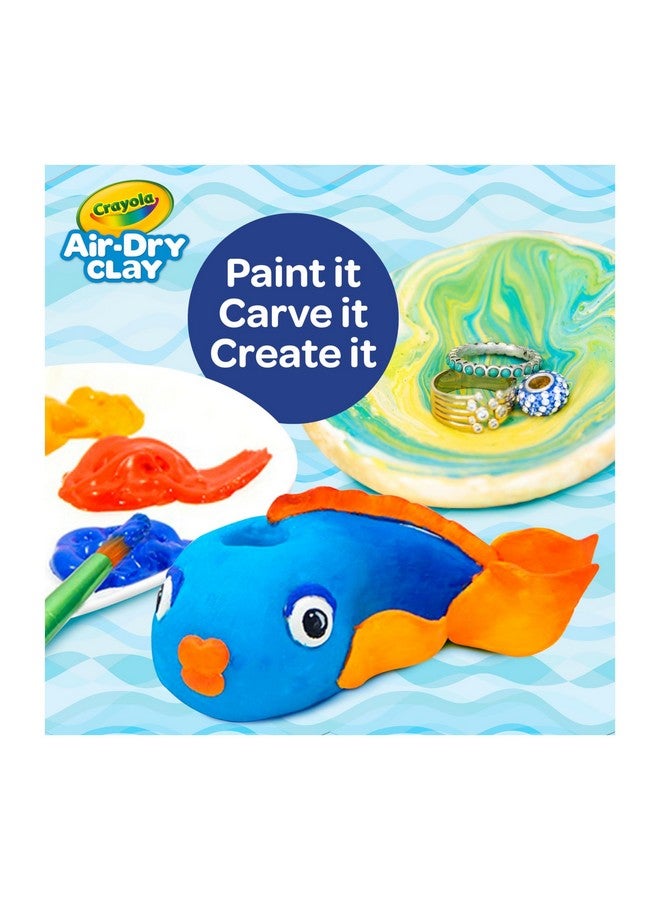 Crayola Air Dry Clay Bucket, White (2.5Lb) - Image 4