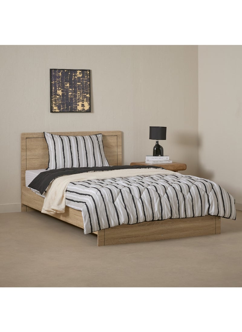 Home Box Madrid Akaa 2-Piece Twin Reversible Microfibre Comforter Set 220 x 160 cm  - Image 1