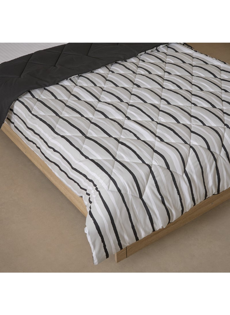 Home Box Madrid Akaa 2-Piece Twin Reversible Microfibre Comforter Set 220 x 160 cm  - Image 5