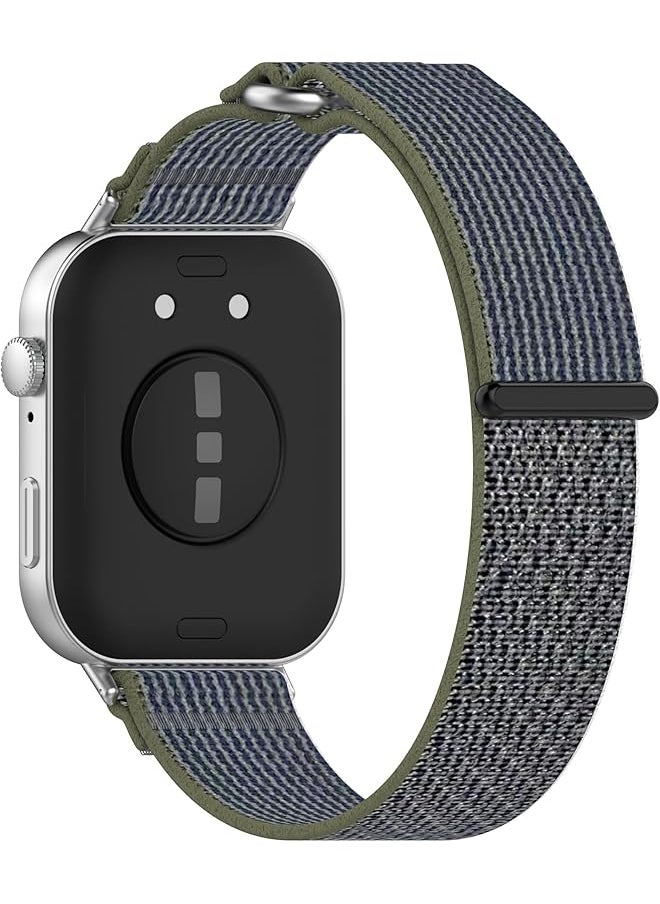 erorex - Trail Solo Loop Strap Compatible With Huawei Watch Fit 3 Elastic Adjustable Nylon Woven Replacement Bands - Image 1