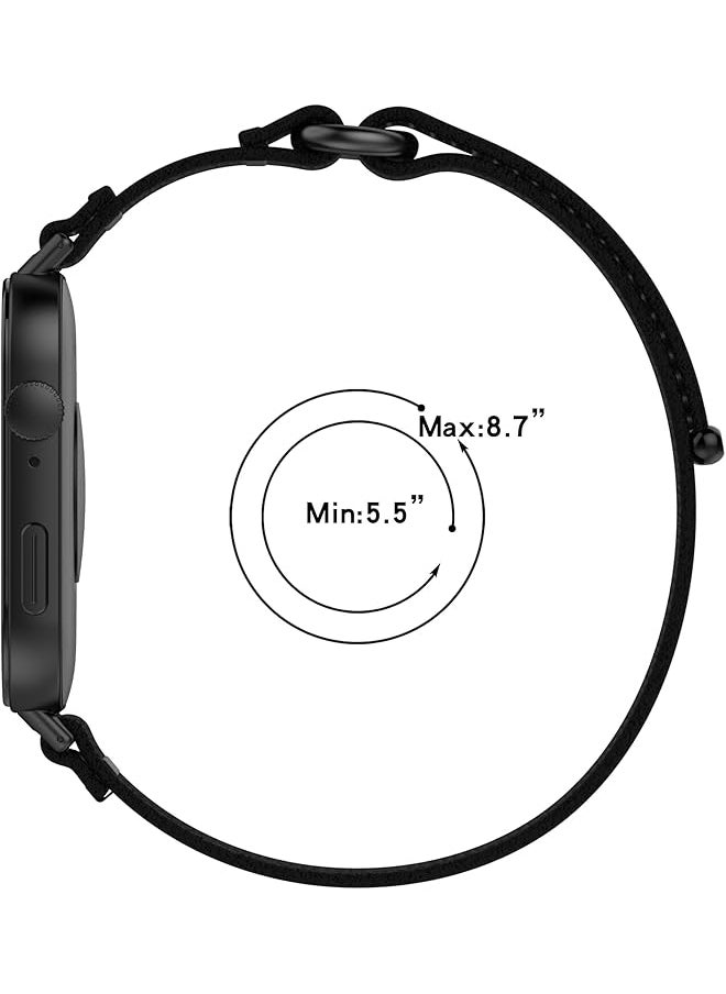 erorex - Trail Solo Loop Strap Compatible With Huawei Watch Fit 3 Elastic Adjustable Nylon Woven Replacement Bands - Image 1