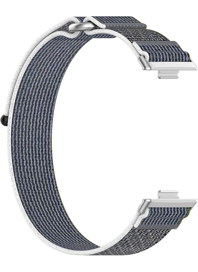 erorex - Trail Solo Loop Strap Compatible With Huawei Watch Fit 3 Elastic Adjustable Nylon Woven Replacement Bands - Image 1