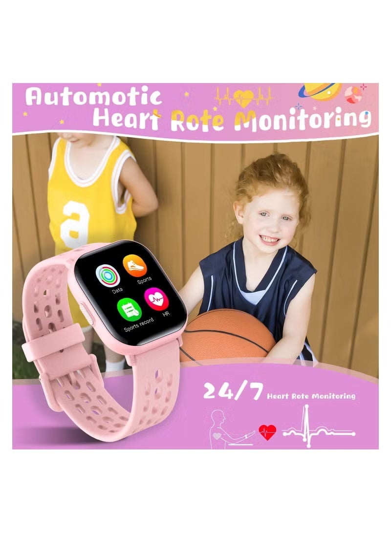Arabest Kids Smart Watch for Girls Boys, Fitness Activity Tracker Watch with Heart Rate, Sleep Monitor, Pedometers, IP68 Waterproof Kids Watch with 8 Sports Modes, Great Gift for Age 6+ Kids Teens - Image 2