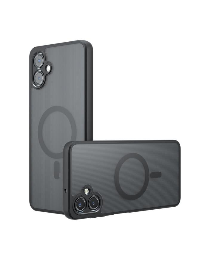 erorex Case For Samsung Galaxy A06 4G Armor MagSafe Precise Hole PC Hybrid TPU Phone Case - Image 1