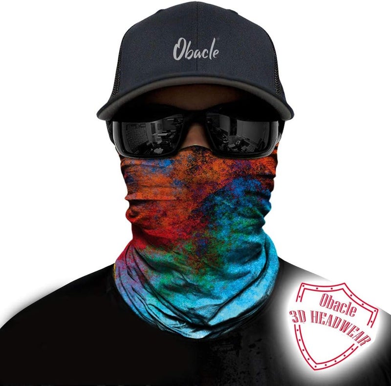 Obacle Seamless Bandana Rave Face Mask Women Men for Dust Wind Sun Protection - Image 2