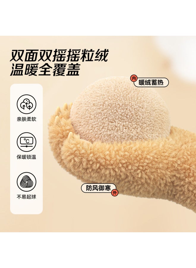 Annil Boys & Girls Knitted Jacket - Spring/autumn Color-blocked Double-faced Fleece Warm Coat - Image 4