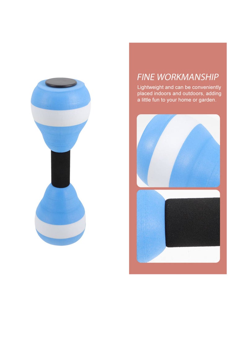 Excefore 2 Pieces Aquatic Exercise Dumbells, Water Aerobic Exercise Foam Dumbbells, Suitable for Weight Loss Adults Family Fitness Equipment - Image 2