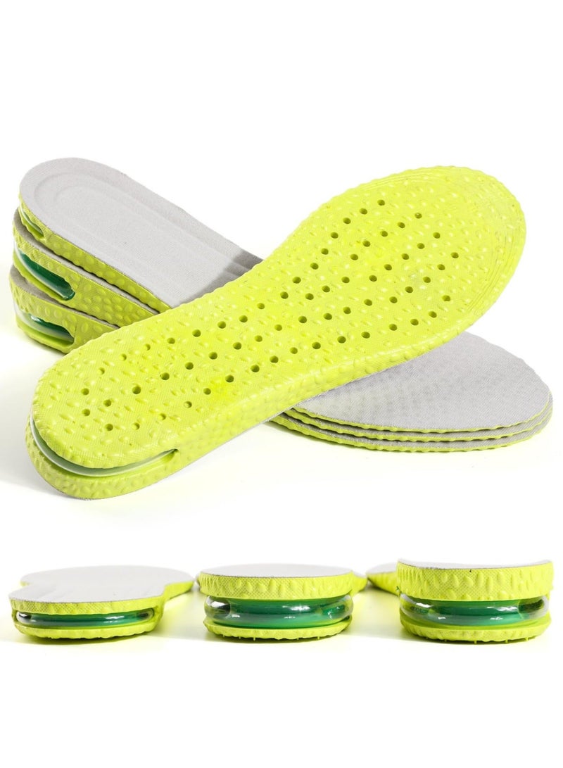 Captaintech Height Increase Insoles for Men Women, Honeycomb Shock Absorbing Cushion Shoe Height Insoles, Air Cushion Taller Shoes Insoles for Men and Women Relieve Foot Pain (1.5-2.5-3.5cm) - Image 1