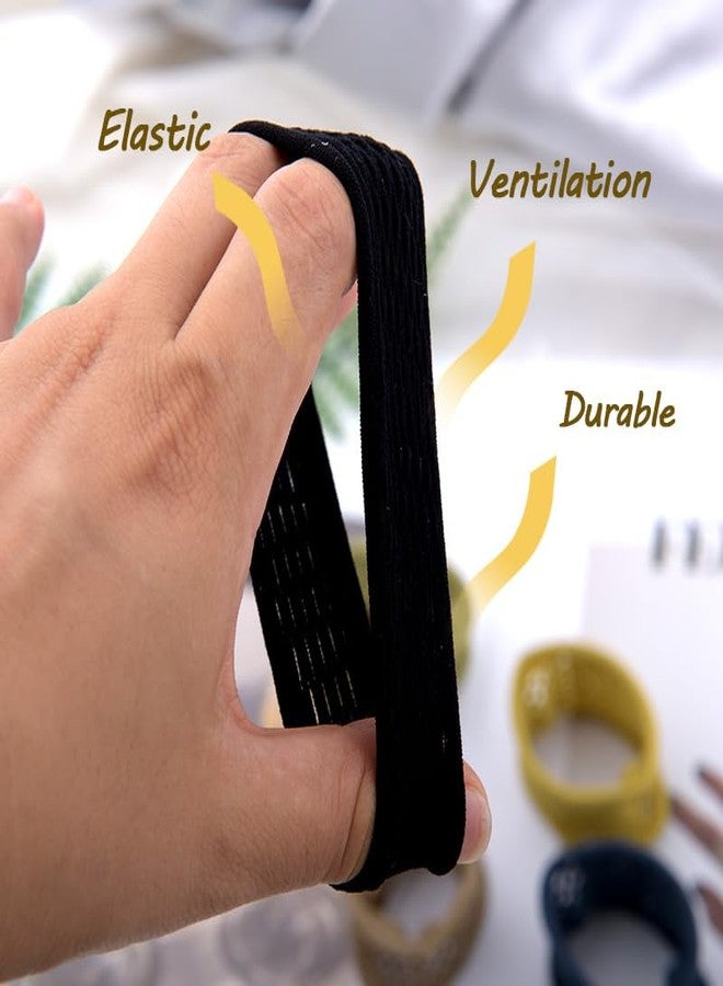 Yreamont Net Hollow Hair Ties Bands for Women Girls Sports Fishnet Rubber Bands for Hair Rope Wrist Band Elastic Stretch Ponytail Holders for Women Hair Accessories Cotton Openwork Hair Tie 6 PCS - Image 4