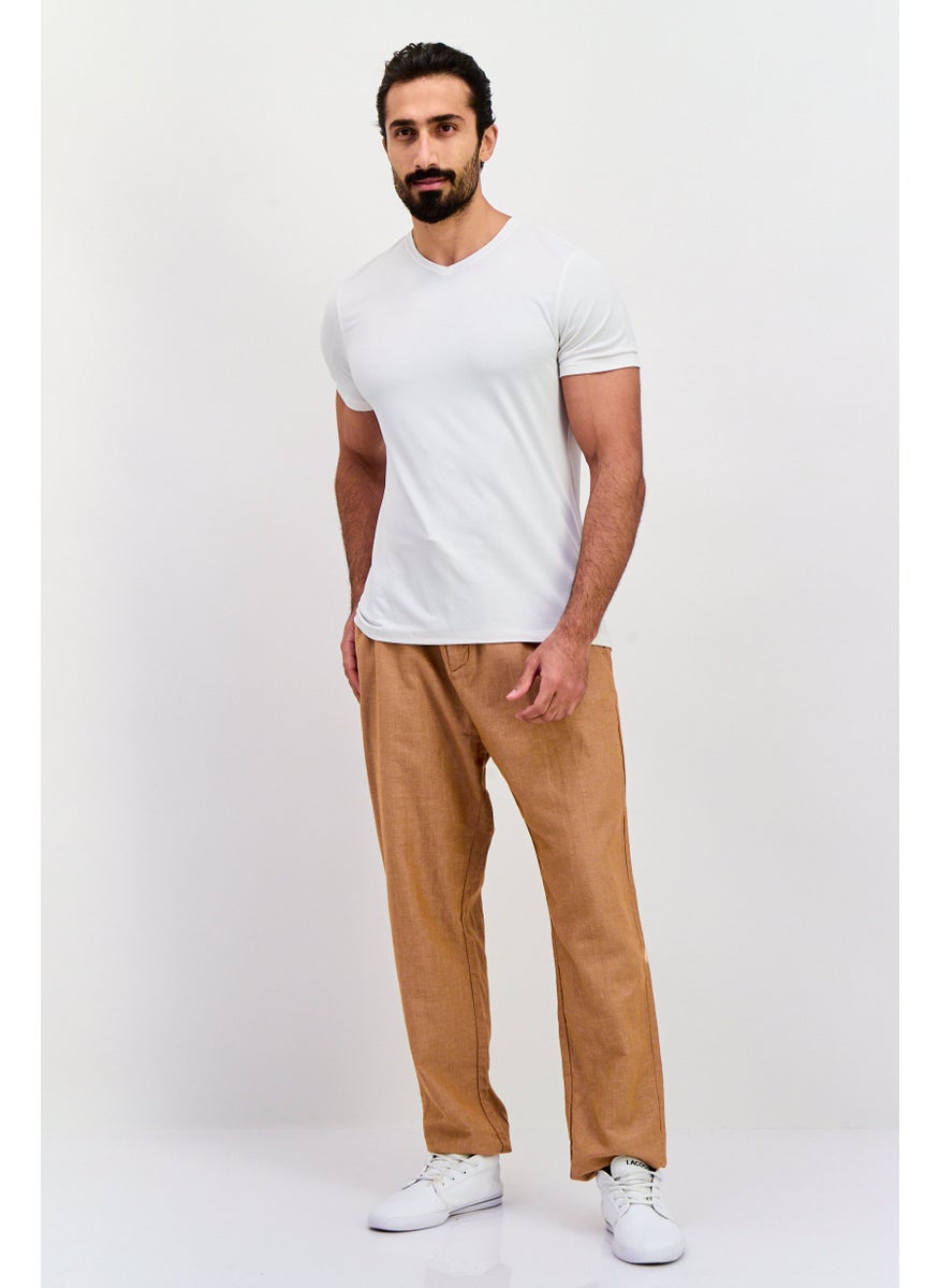 Men Tapered Fit Textured Chino Pants, Tan - pzsku/Z12744C1FCCC10E8CA831Z/45/_/1737641646/954f35f8-0915-472d-ac83-8c99776a7a33