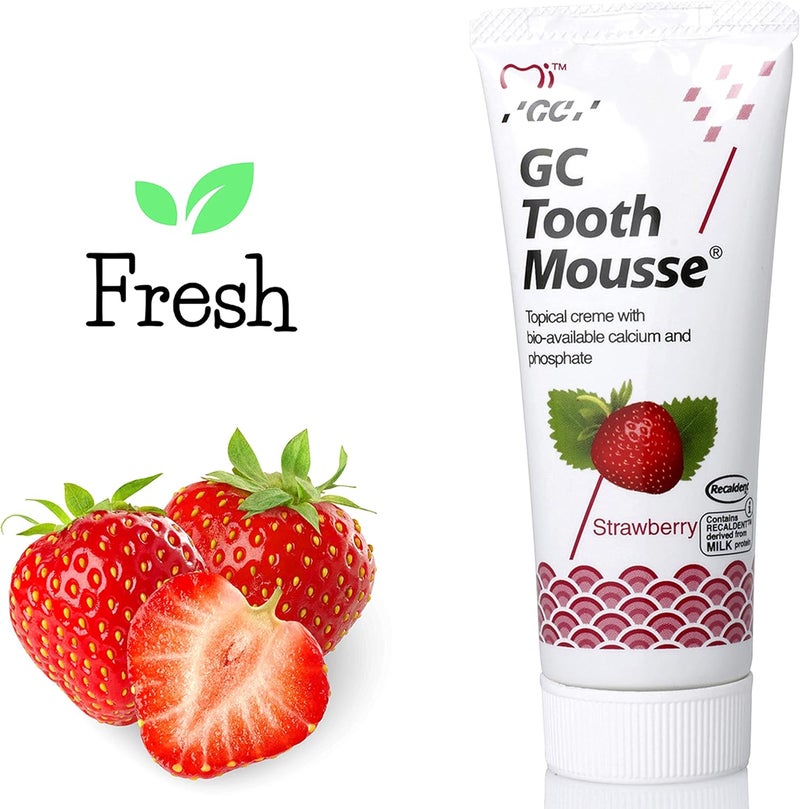 Gc Recaldent Tooth Mousse Strawberry - Image 2
