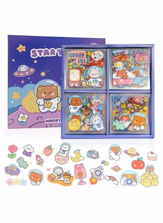 Cute Waterproof Stickers for Water Bottles Laptops Journals Aesthetic Vinyl Sticker Pack of 100 Sheets Perfect for Kids and Gifts Space Star Travel - pzsku/Z12748B42249E8727E3C3Z/45/_/1723603244/7b987d45-99c1-4061-a93d-83f16329c296