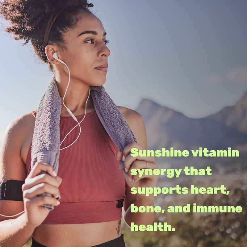DEAL SUPPLEMENT 2 Pack Vitamin D3 5000 IU  K2 MK7 Softgels 500 Count  2in1 Complex  Supports Heart Bone Teeth  Immune Health  Easy to Swallow - Image 4