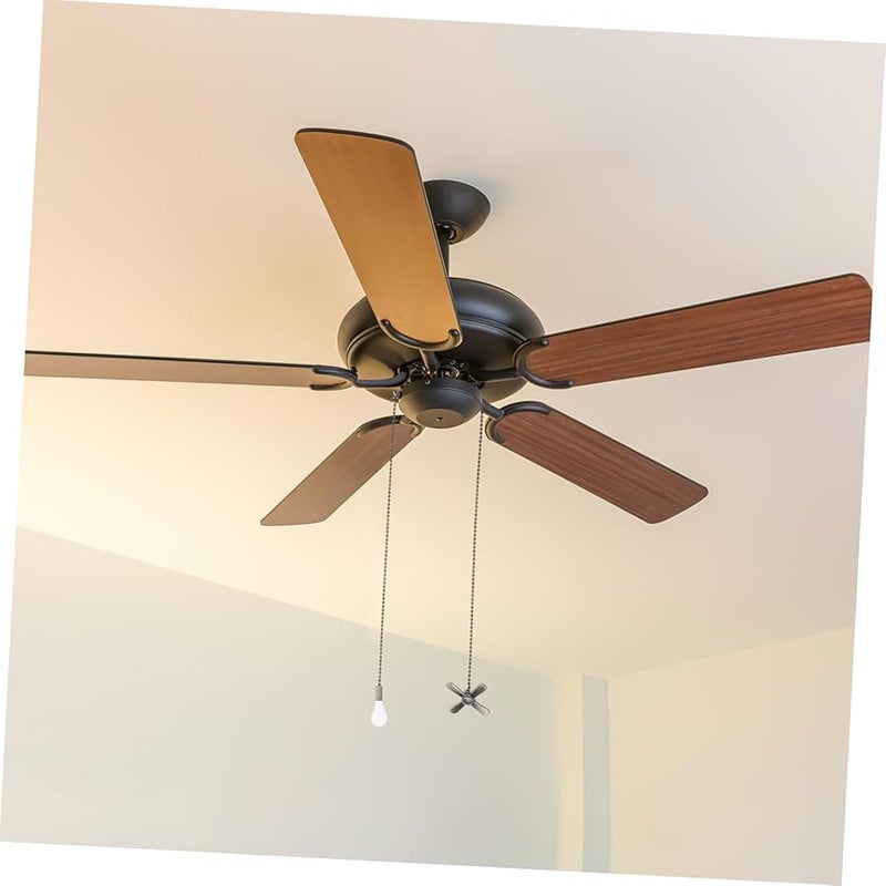 سلسلة سحب مروحة سقف معدنية قديمة زخرفية قابلة للتمديد 2 قطعة للمنزل - Image 4