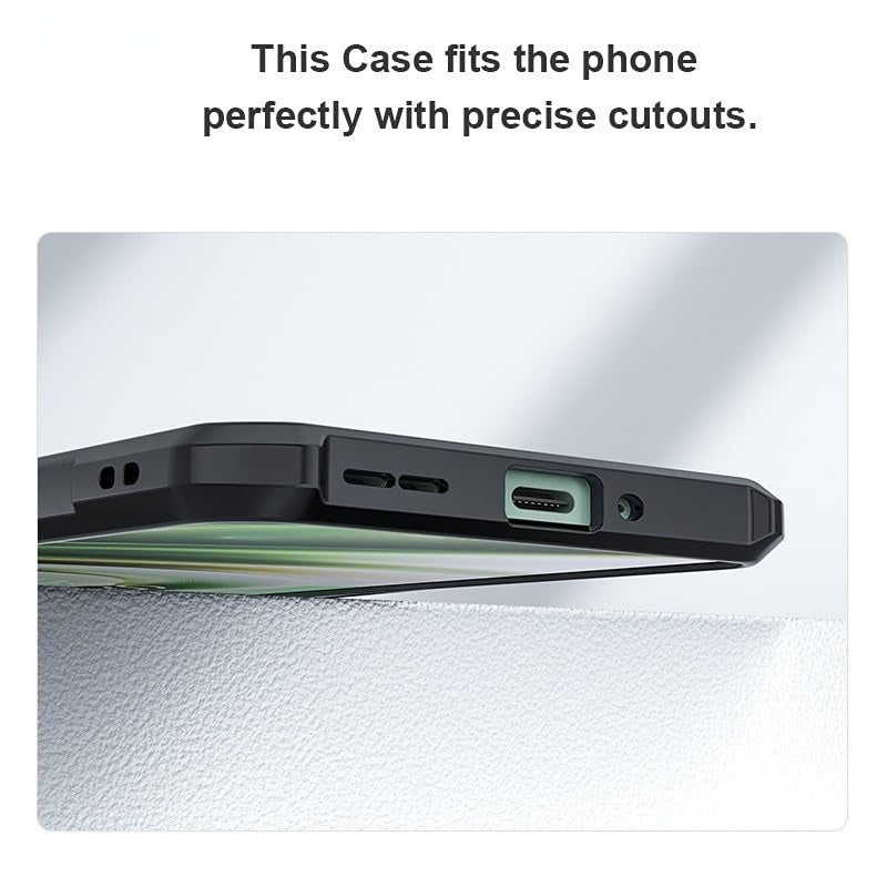 SPAZY CASE® Oppo F27 Pro Plus 5G Back Cover | Transparent Crystal Clear Hard PC Back Case with TPU Bumper, Drop Protection Case Cover for Oppo F27 Pro Plus 5G - Image 5