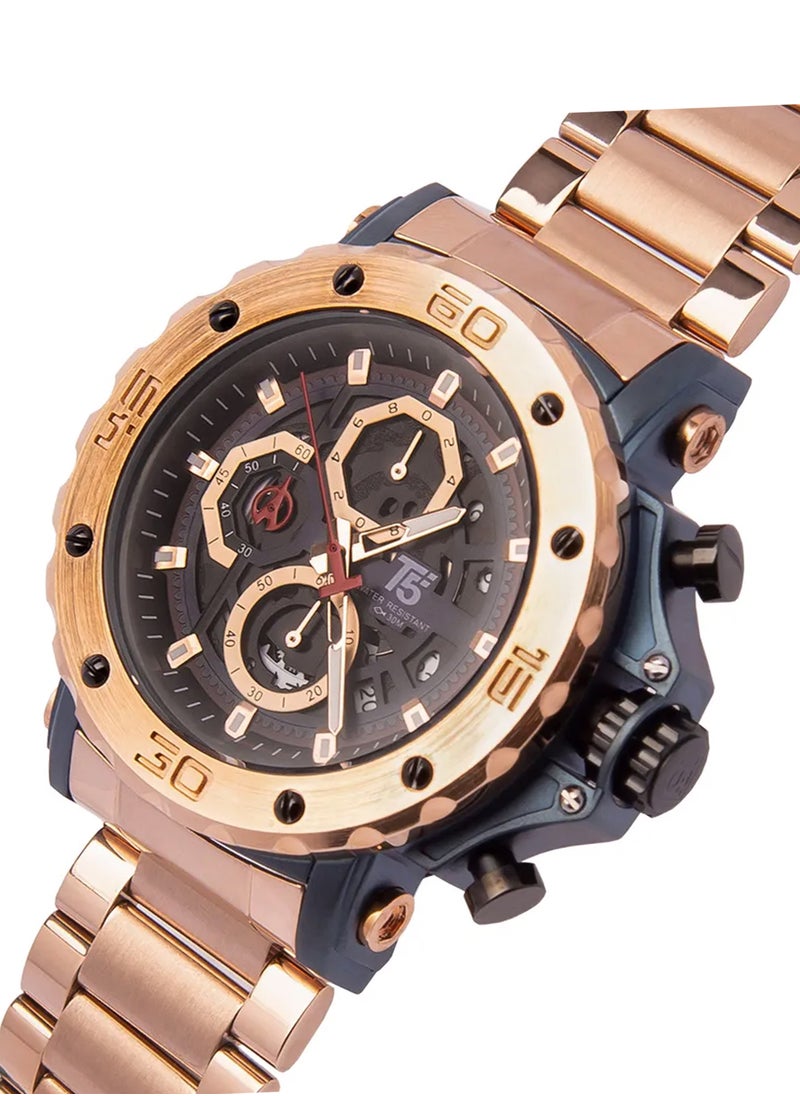 T5 - T5 Men's Chronograph Stainless Steel Watch - Image 1