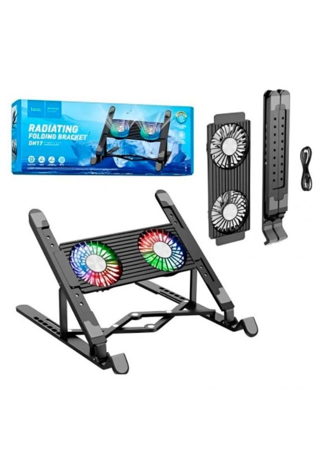 hoco. DH17 Adjustable Laptop Stand with Heat Dissipation – Foldable & Portable Design - Image 4