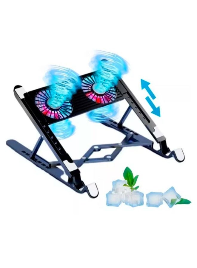 hoco. DH17 Adjustable Laptop Stand with Heat Dissipation – Foldable & Portable Design - Image 3