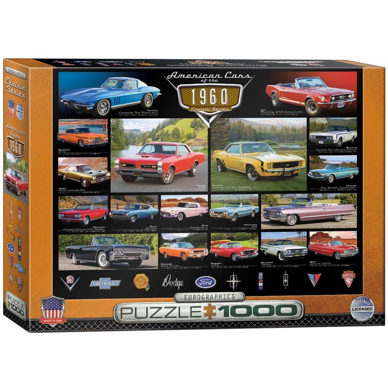 EuroGraphics 1960's Cruisin' Classics Jigsaw Puzzle (1000-Piece) - Image 5