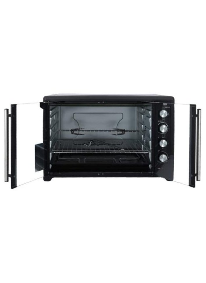 Generic Electric Oven with Rotisserie, Convection & Lamp - 60L, 2800W, Stainless Steel Heating Elements, 60-Minute Timer, Heat-Resistant Tempered Glass Window, Indoor Cooking Lamp  - Image 4