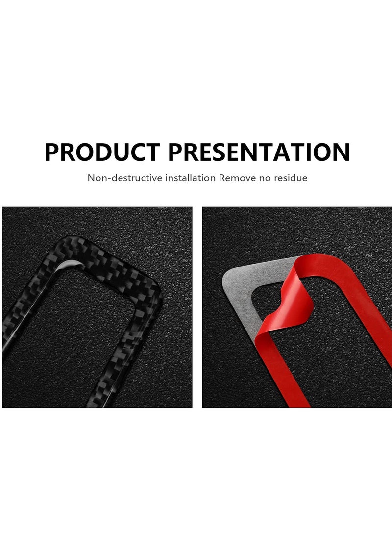 SYOSI Car Steering Wheels Sticker for Ford Mustang GT, Carbon Fiber Interior Trim Decal Accessories - Image 4