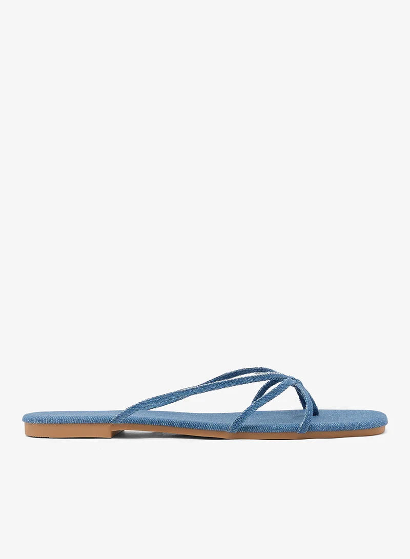 Strap Detail Flat Sandals
